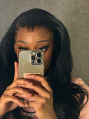 Noir Suprême- Jet black 13x 6 frontal HD Wig 22 inch