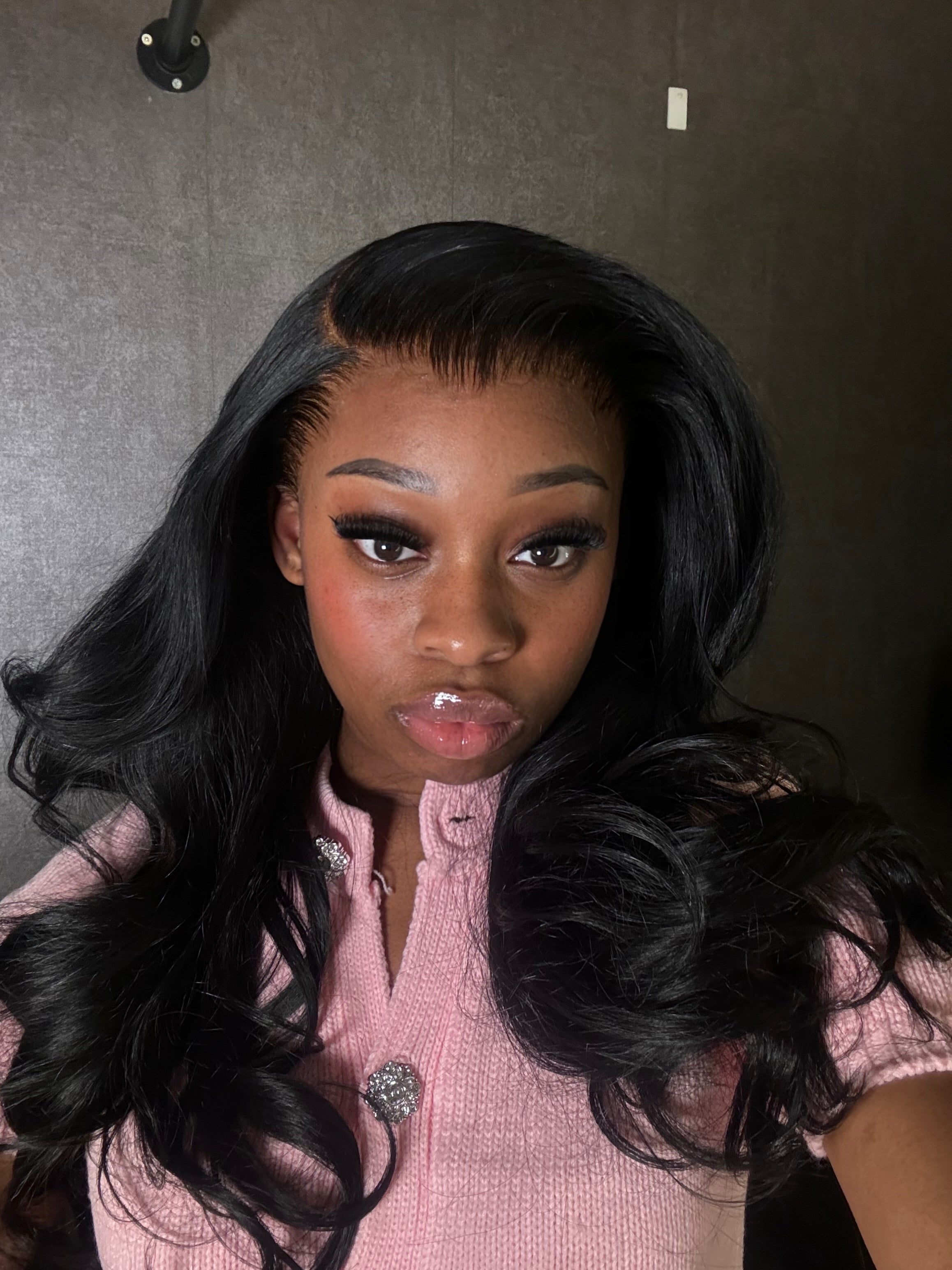 Noir Suprême- Jet black 13x 6 frontal HD Wig 22 inch