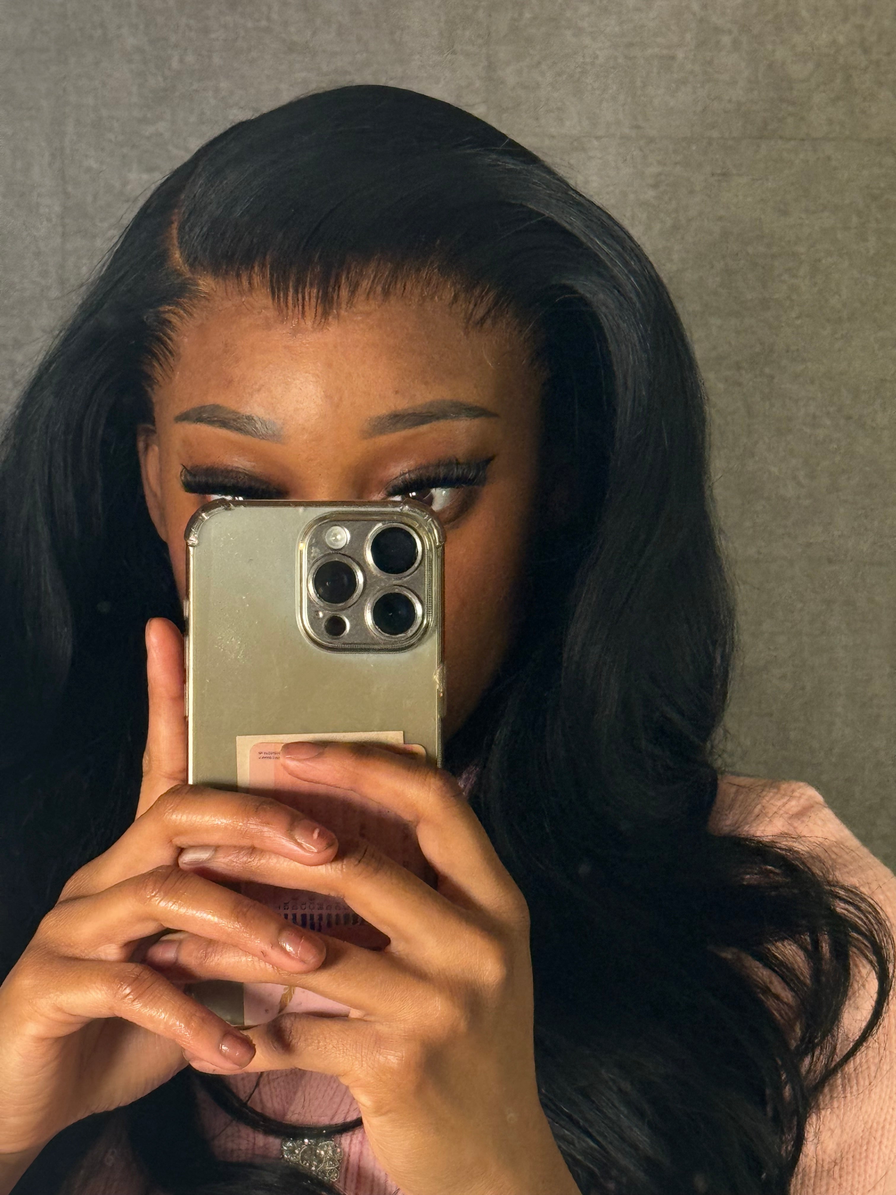 Noir Suprême- Jet black 13x 6 frontal HD Wig 22 inch