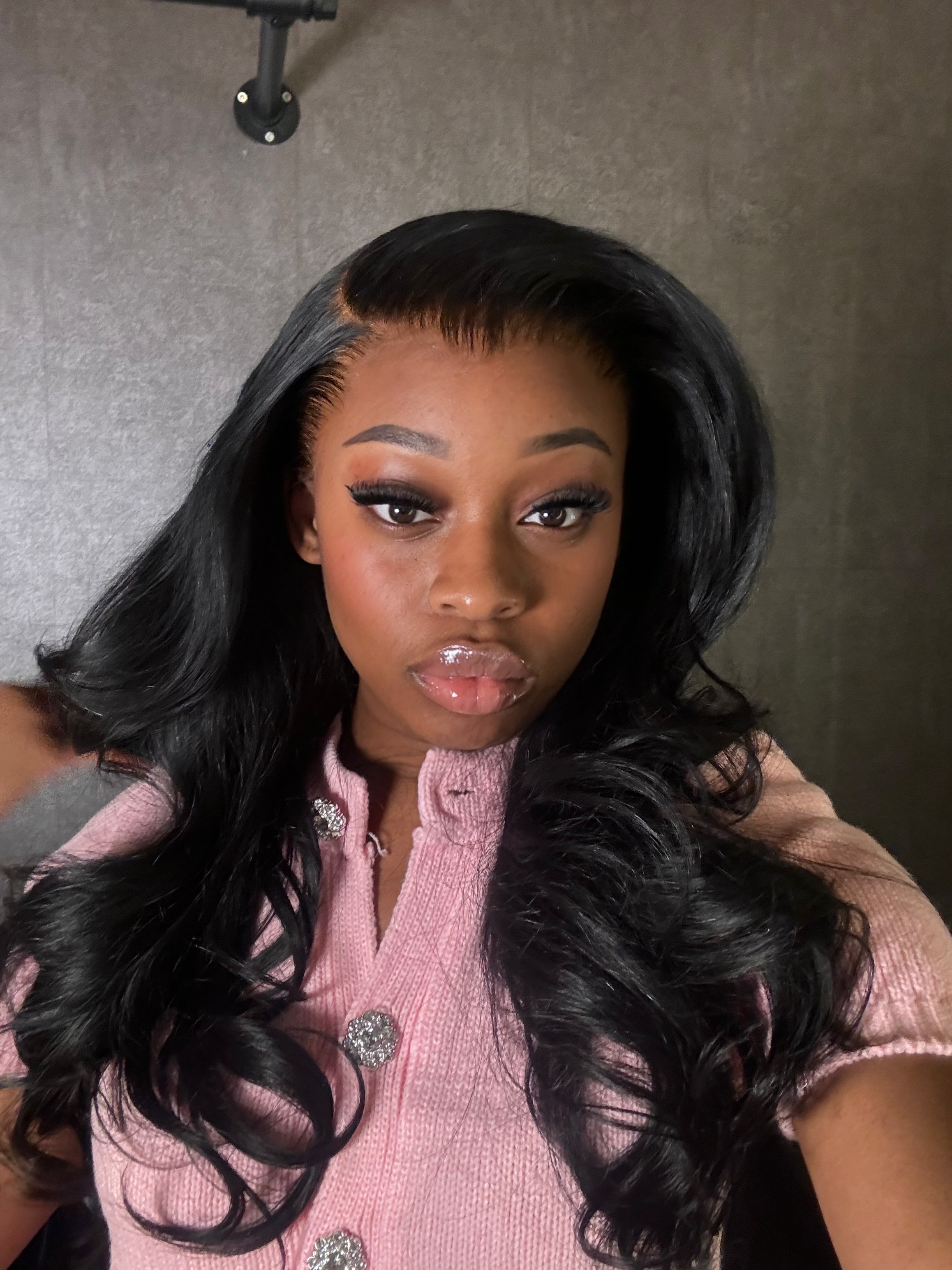 Noir Suprême- Jet black 13x 6 frontal HD Wig 22 inch