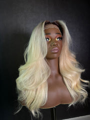Aurora Blonde 6x6 HD 20” closure wig