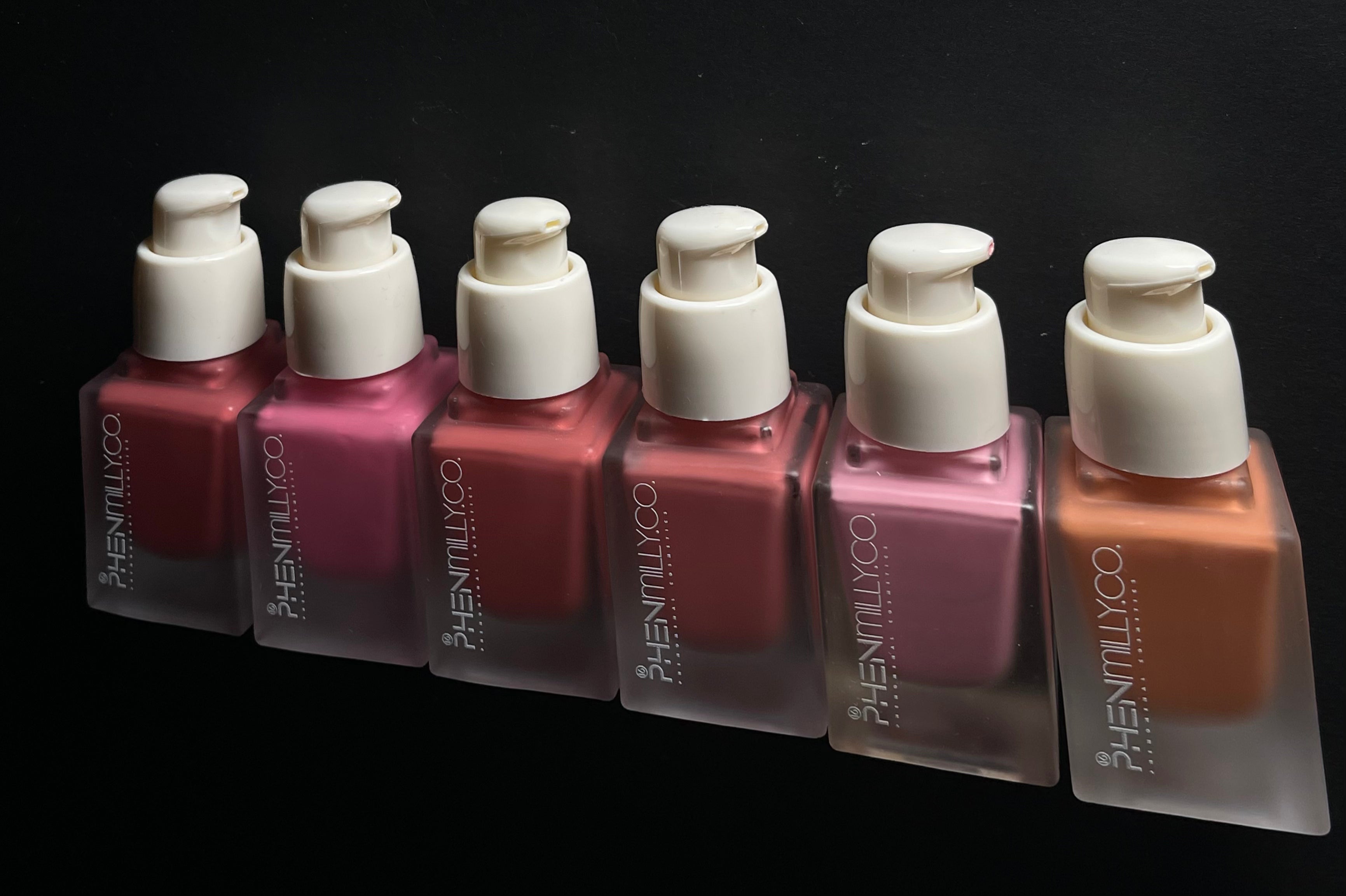 Vloeibare blush-pompen