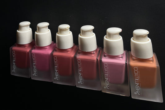 Vloeibare blush-pompen